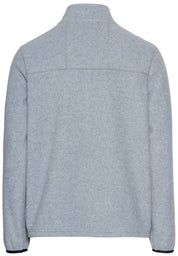Fleecejacke mit Stehkragen - 06-Stone Gray - Grau