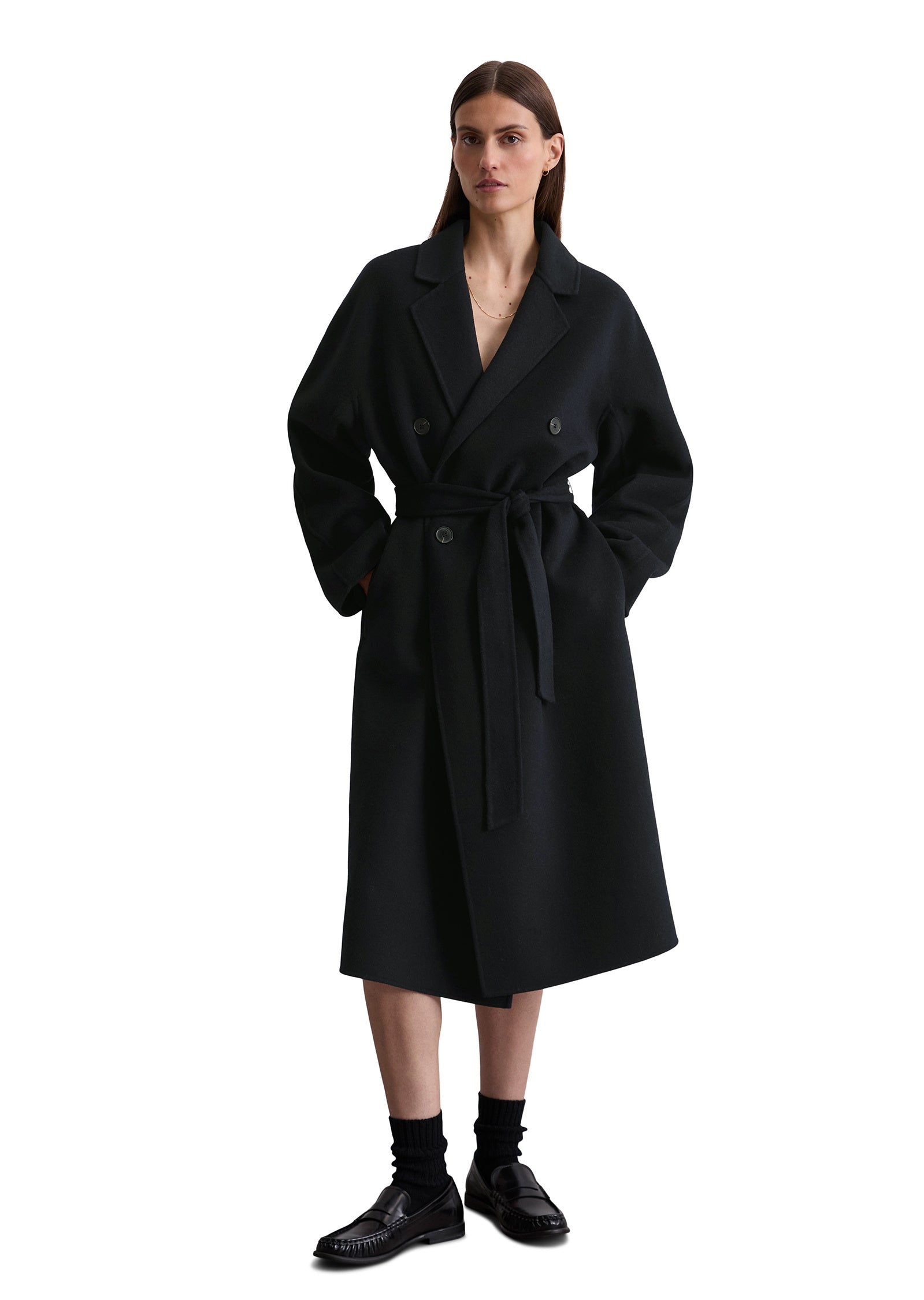 Wollmantel DFB TRAVEL COLLECTION - 888-deep night blue - Blau