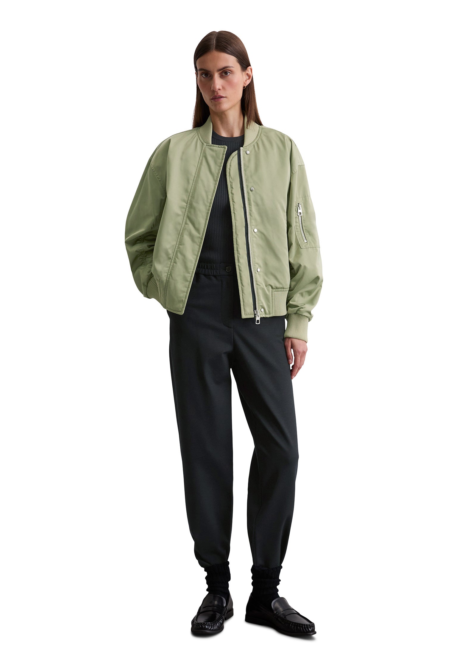 Bomberjacke DFB TRAVEL COLLECTION - 420-smooth sage - Grün