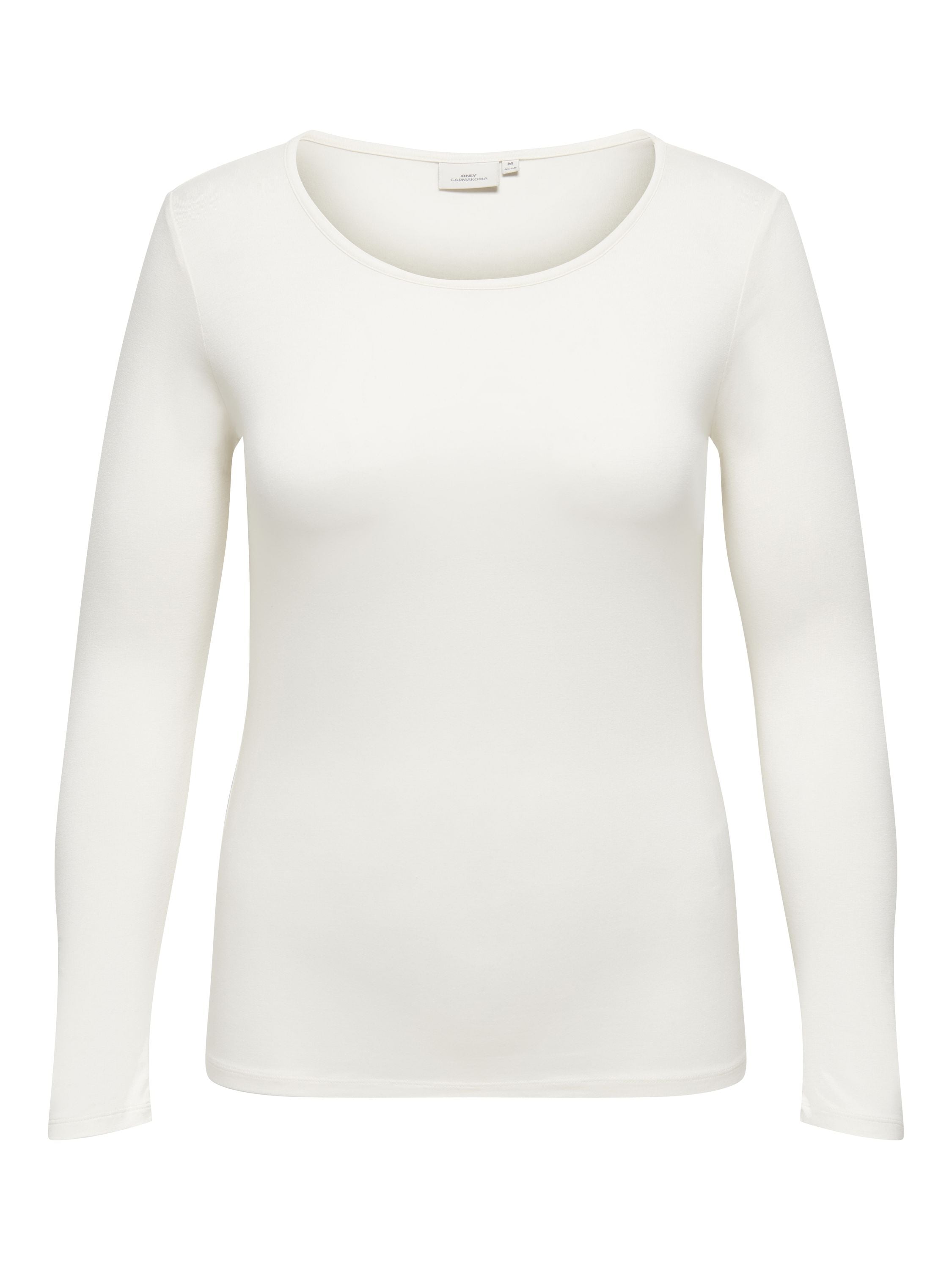 Langarmshirt aus Viskose - Cloud Dancer - Weiß