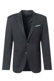 Sakko  HERBY Slim Fit aus Wolle - 001 - Schwarz