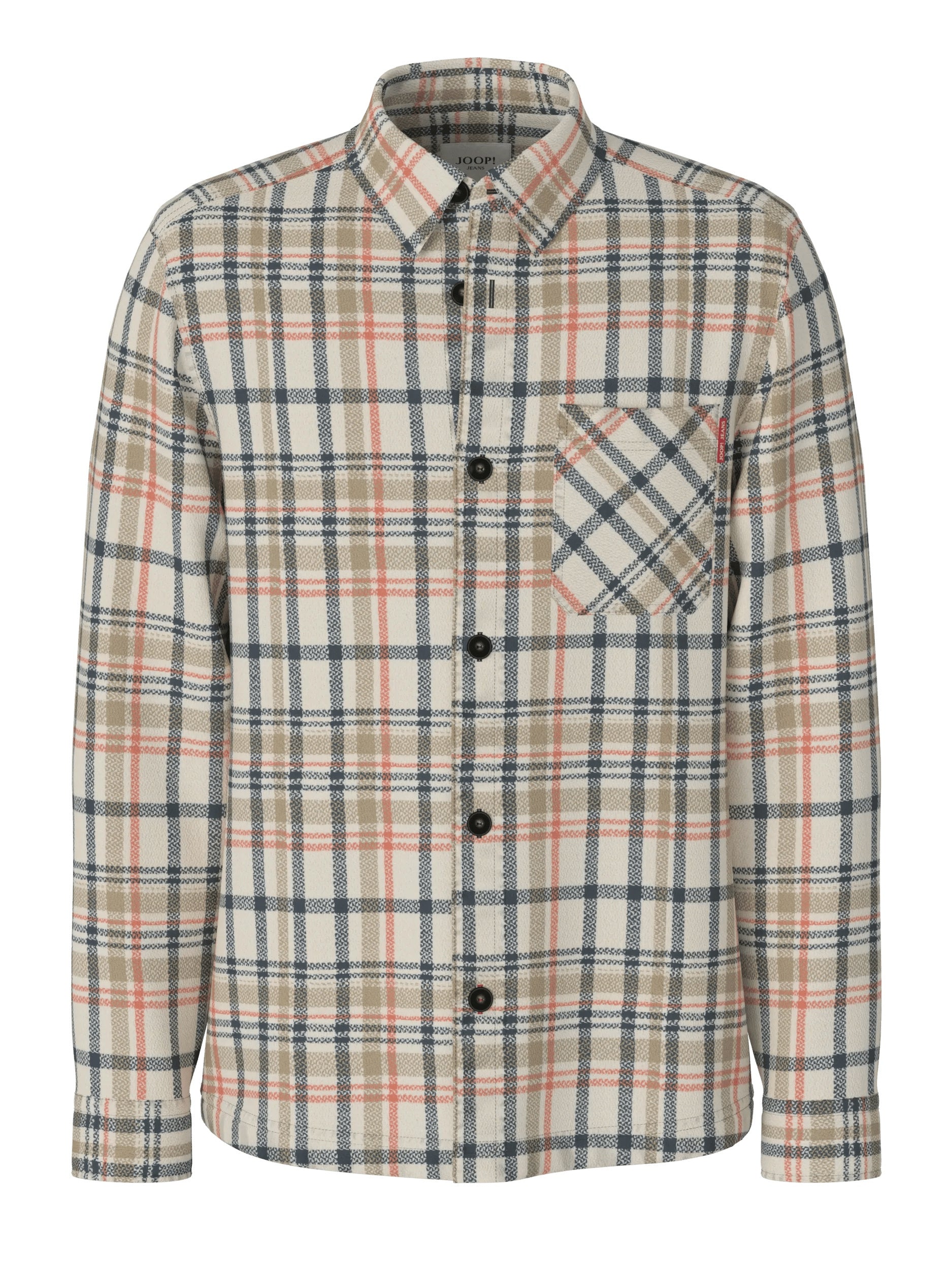 Overshirt aus Baumwolle - 102-Natural 102 - Creme