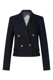 Blazerjacke aus Baumwolle - Navy 415 - Blau