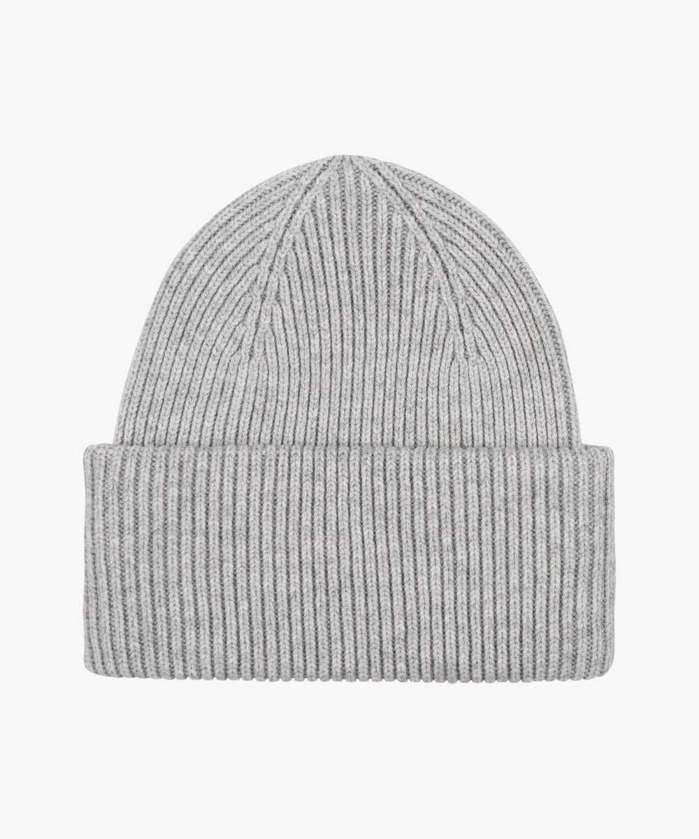 Beanie aus Woll-Mix - C - Grau
