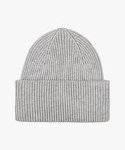 Beanie aus Woll-Mix - C - Grau