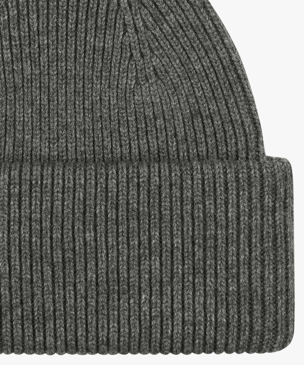 Beanie aus Woll-Mix - B - Grau