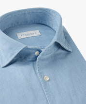 Hemd Slim Fit - M - Blau