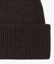 Beanie aus Woll-Mix - H2 - Braun