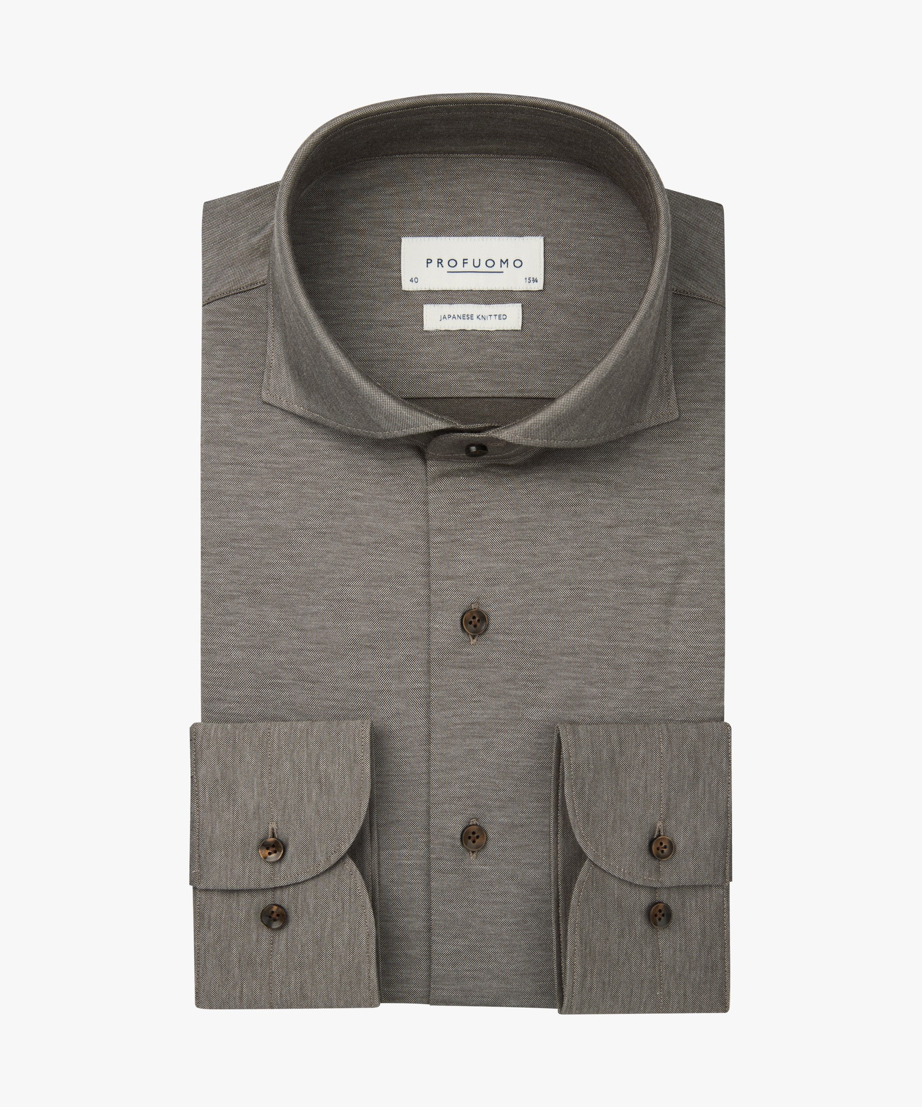 Hemd Slim Fit - H - Braun