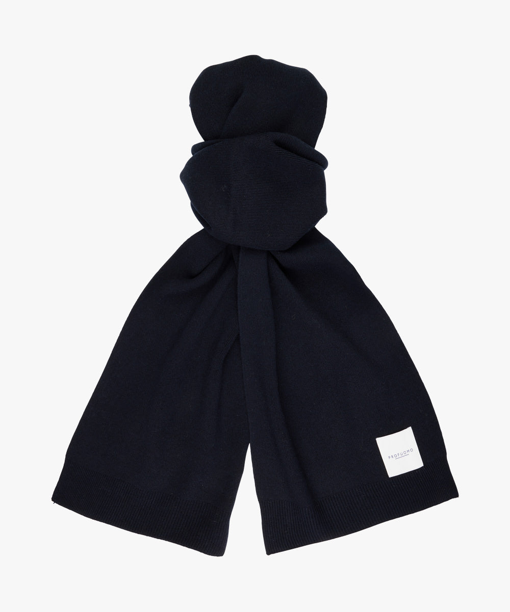 Schal aus Woll-Mix - P - Blau