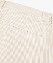 Hose Tapered Fit aus Cord - E - Creme