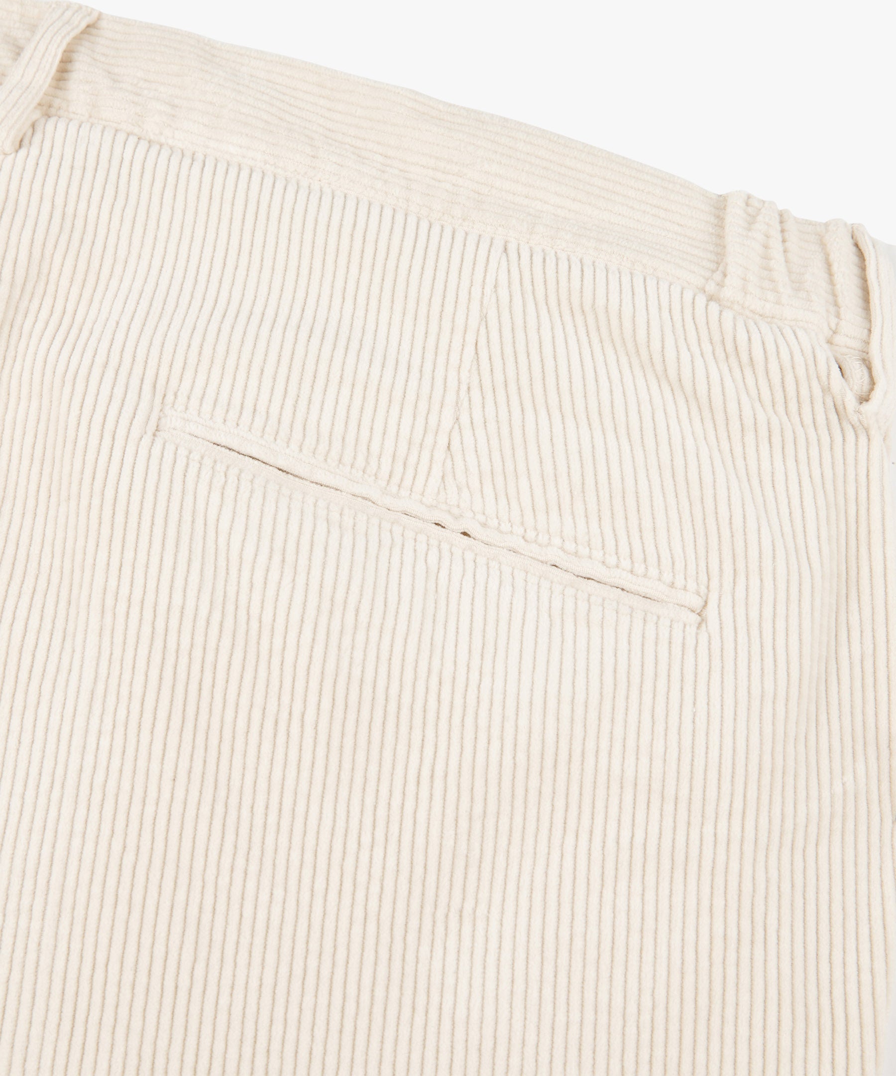 Hose Tapered Fit aus Cord - E - Creme