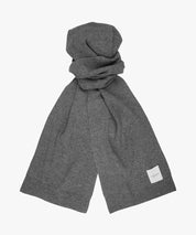 Schal aus Woll-Mix - B - Grau