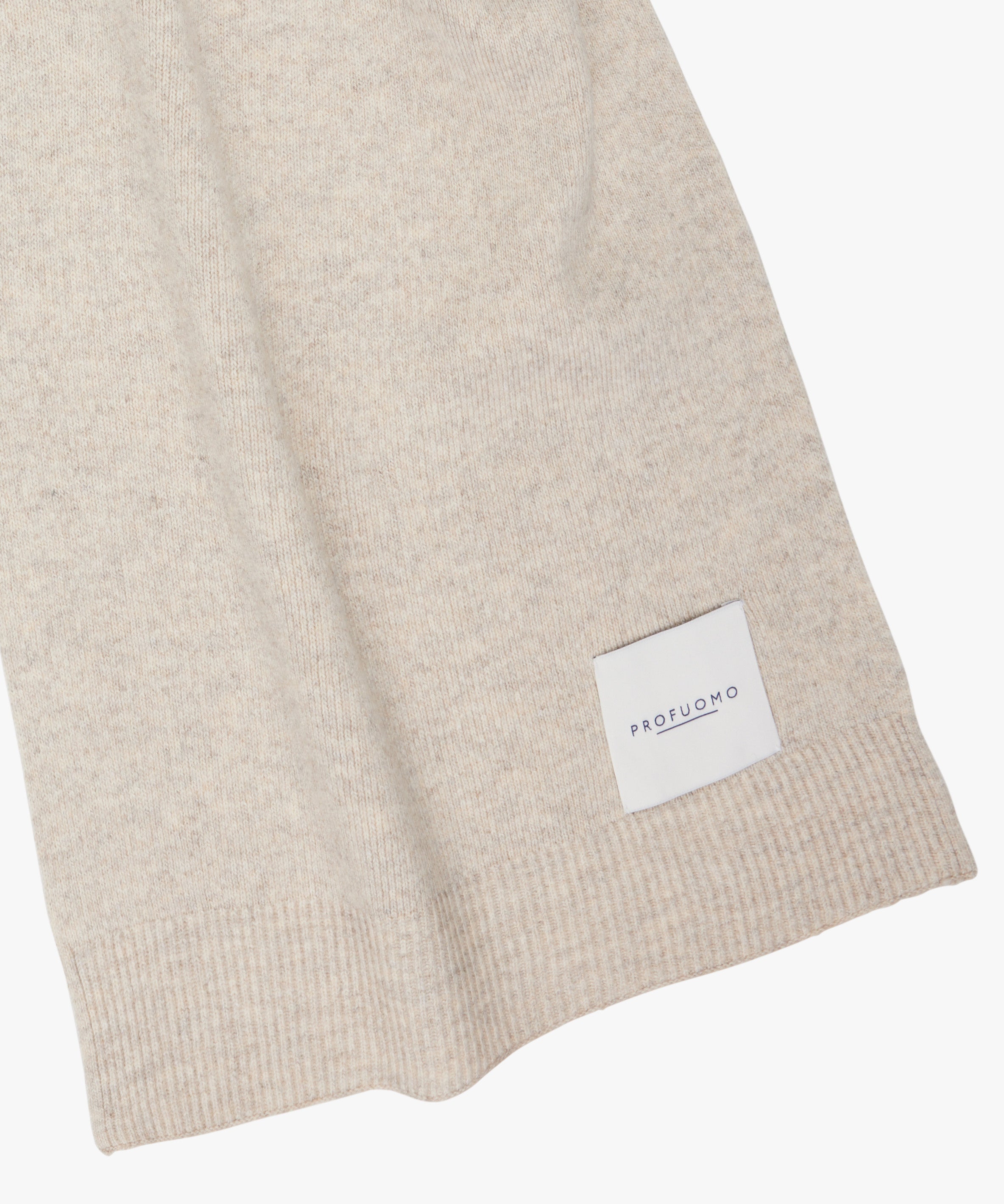 Schal aus Woll-Mix - F - Beige