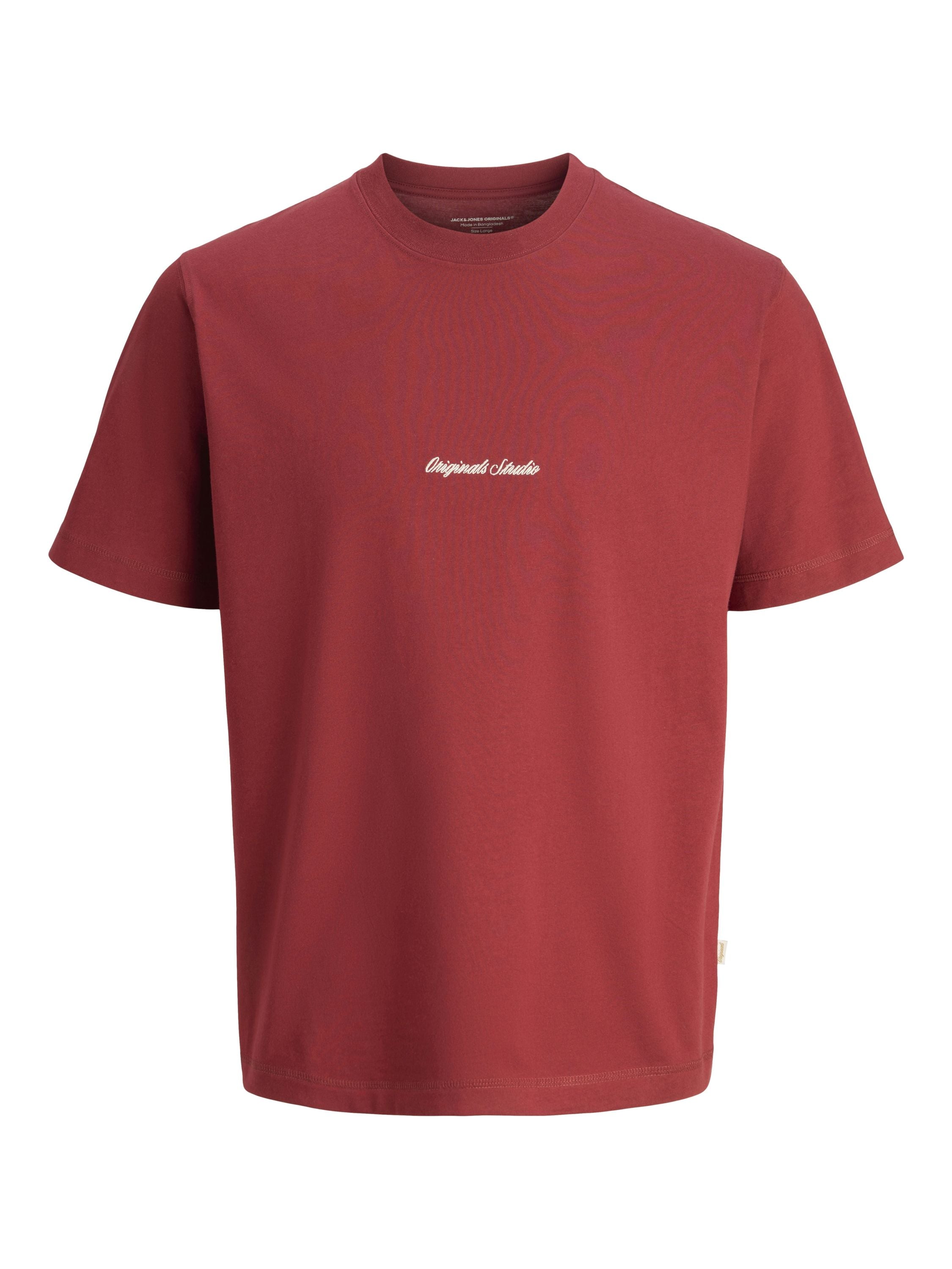 T-Shirt aus Baumwolle - Tibetan Red - Rot