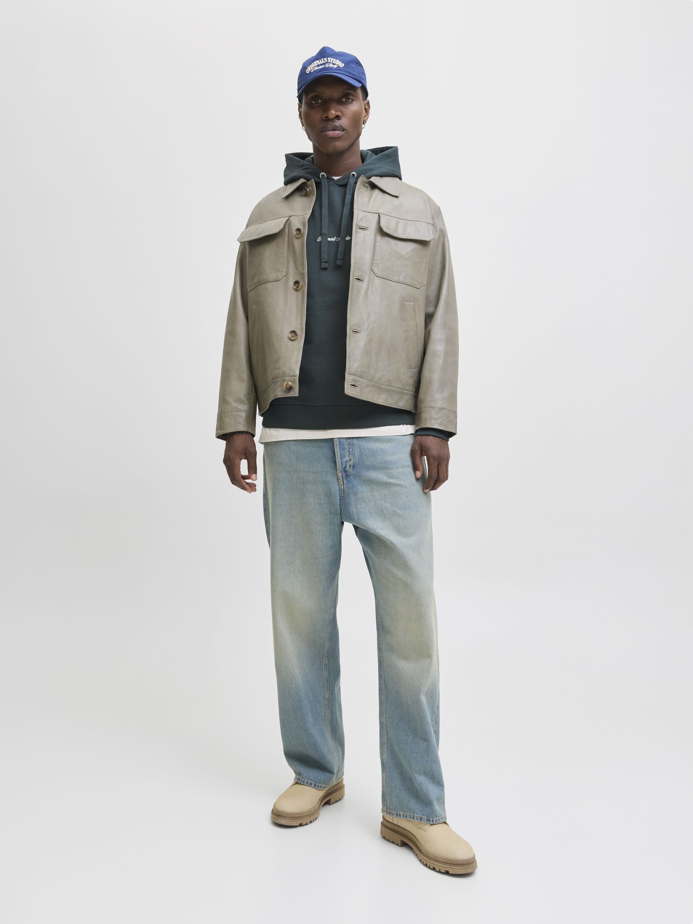 Sweathoodie - Forest River - Khaki
