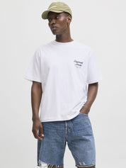 T-Shirt aus Baumwollmix - Bright White - Weiß