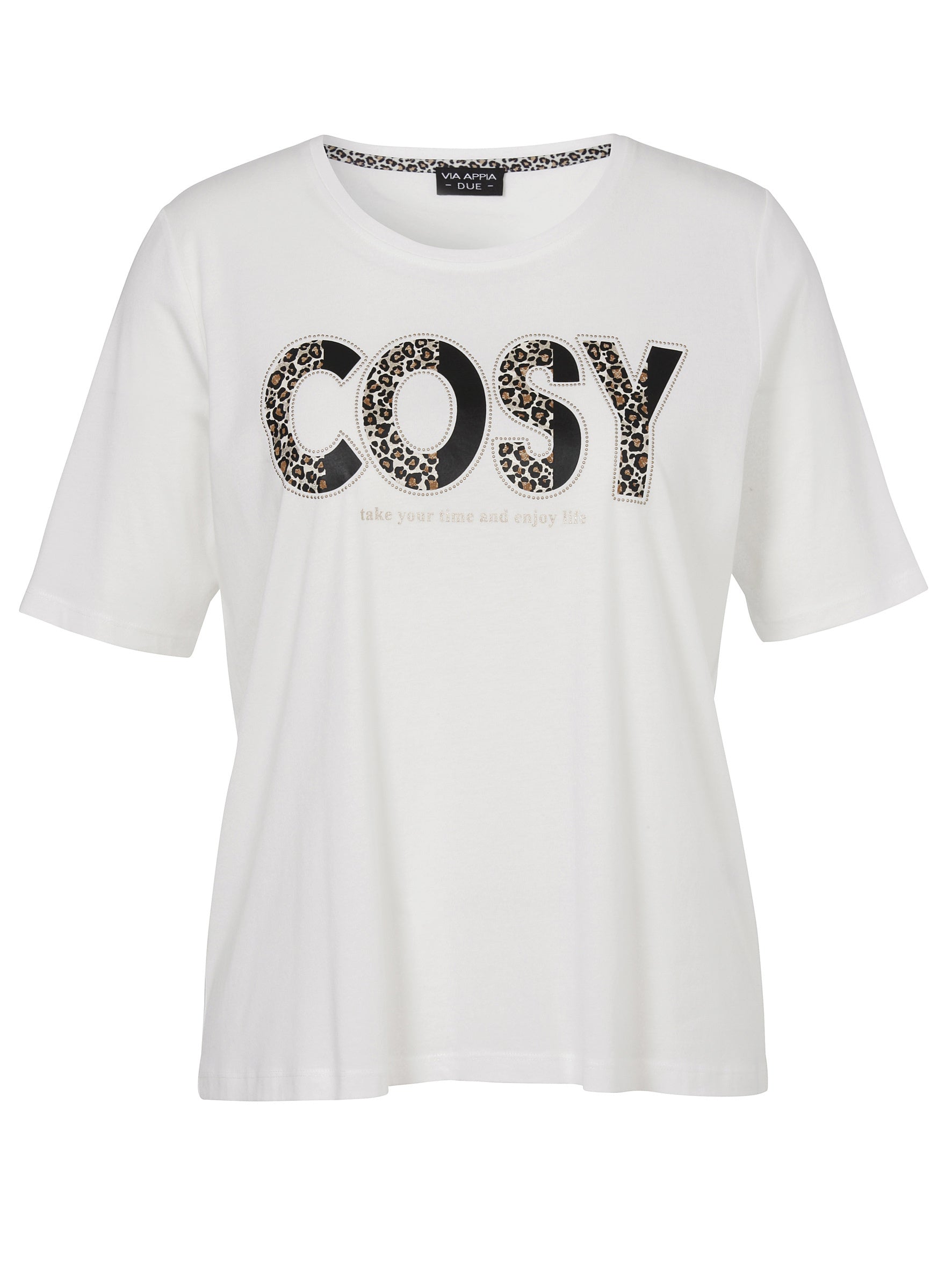 T-Shirt - 953-ecru multicolor - Weiß