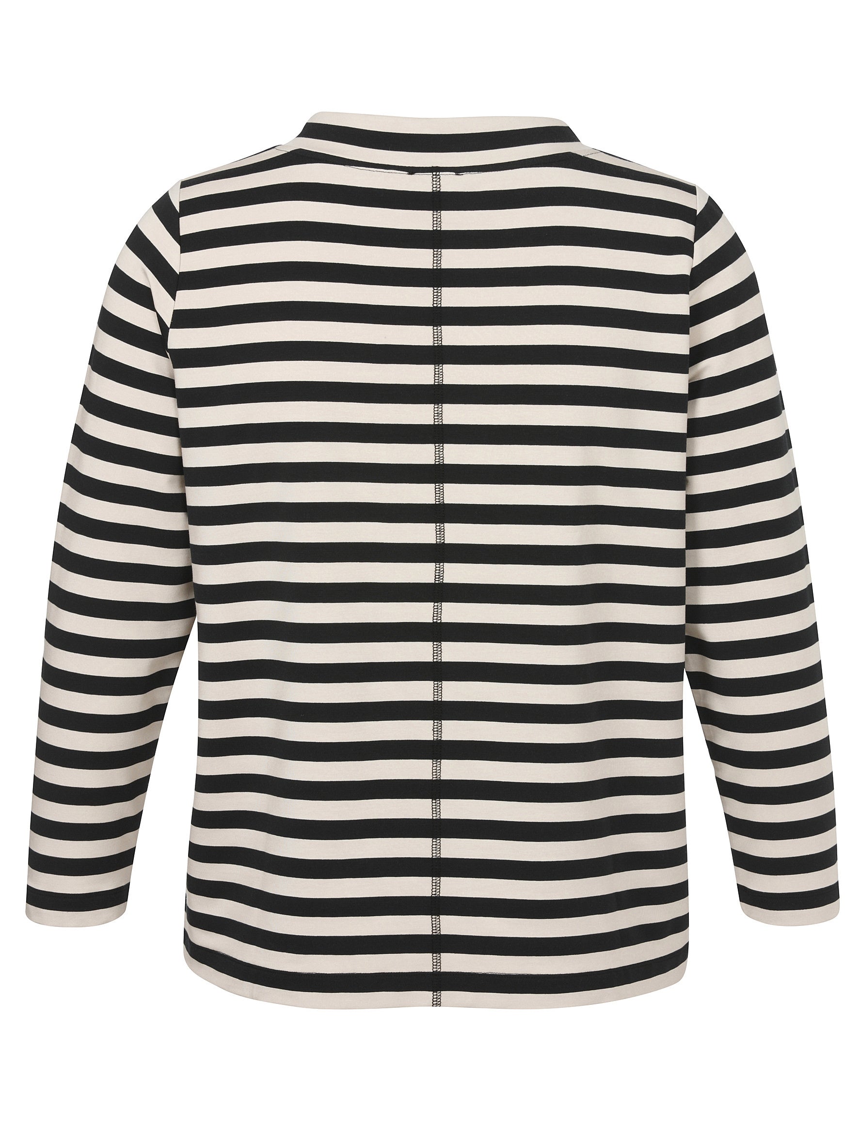 Sweatshirt - 780100-champagner / schwarz - Weiß | Schwarz