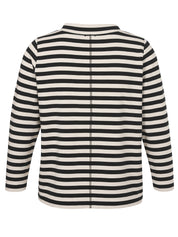 Sweatshirt - 780100-champagner / schwarz - Weiß | Schwarz