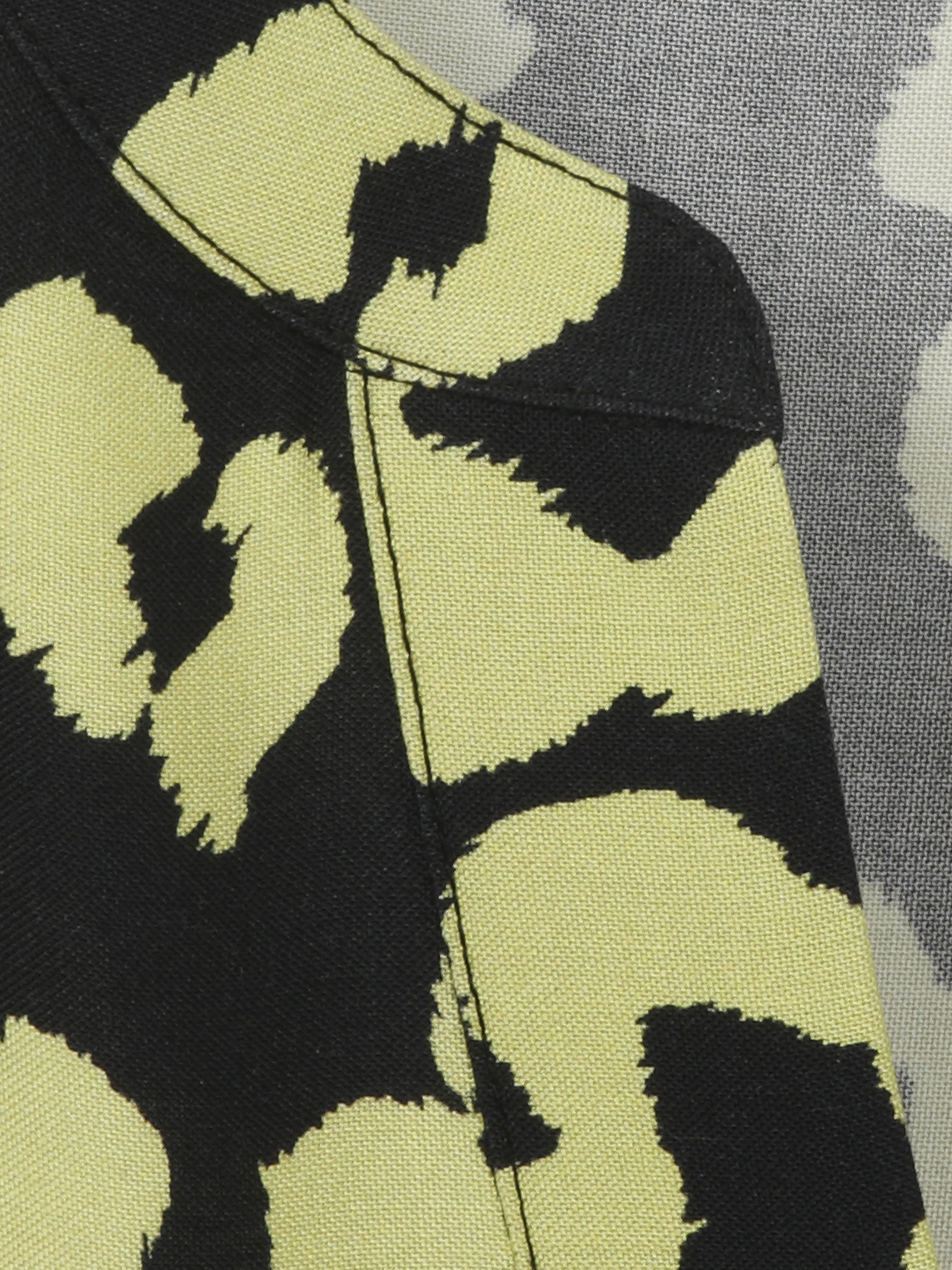 Tunika mit V-Ausschnitt - 583-lime multicolor - Mehrfarbig