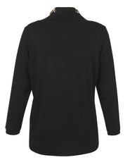 Sweatshirt - 103-schwarz multicolor - Schwarz