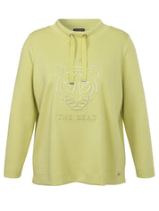 Sweatshirt - 580-lime - Gelb