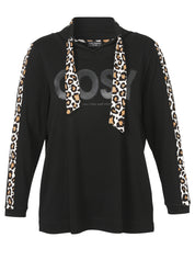 Sweatshirt - 103-schwarz multicolor - Schwarz