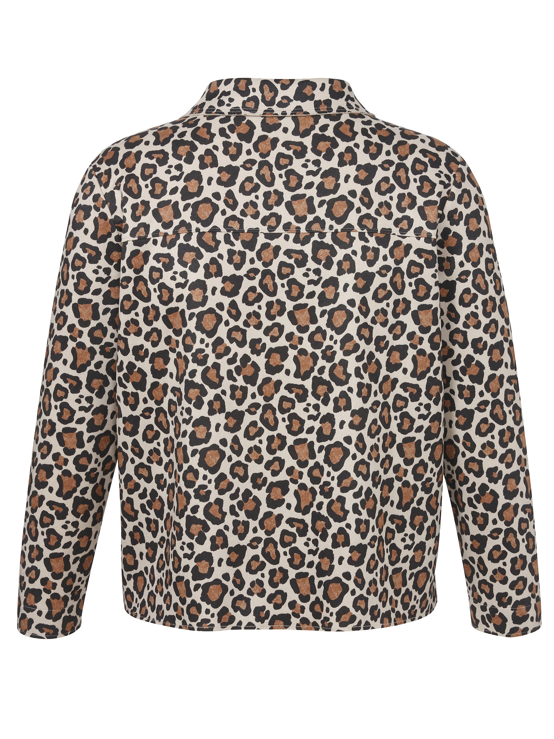 Jacke in Wildleder Optik - 763-kaschmir multicolor - Braun