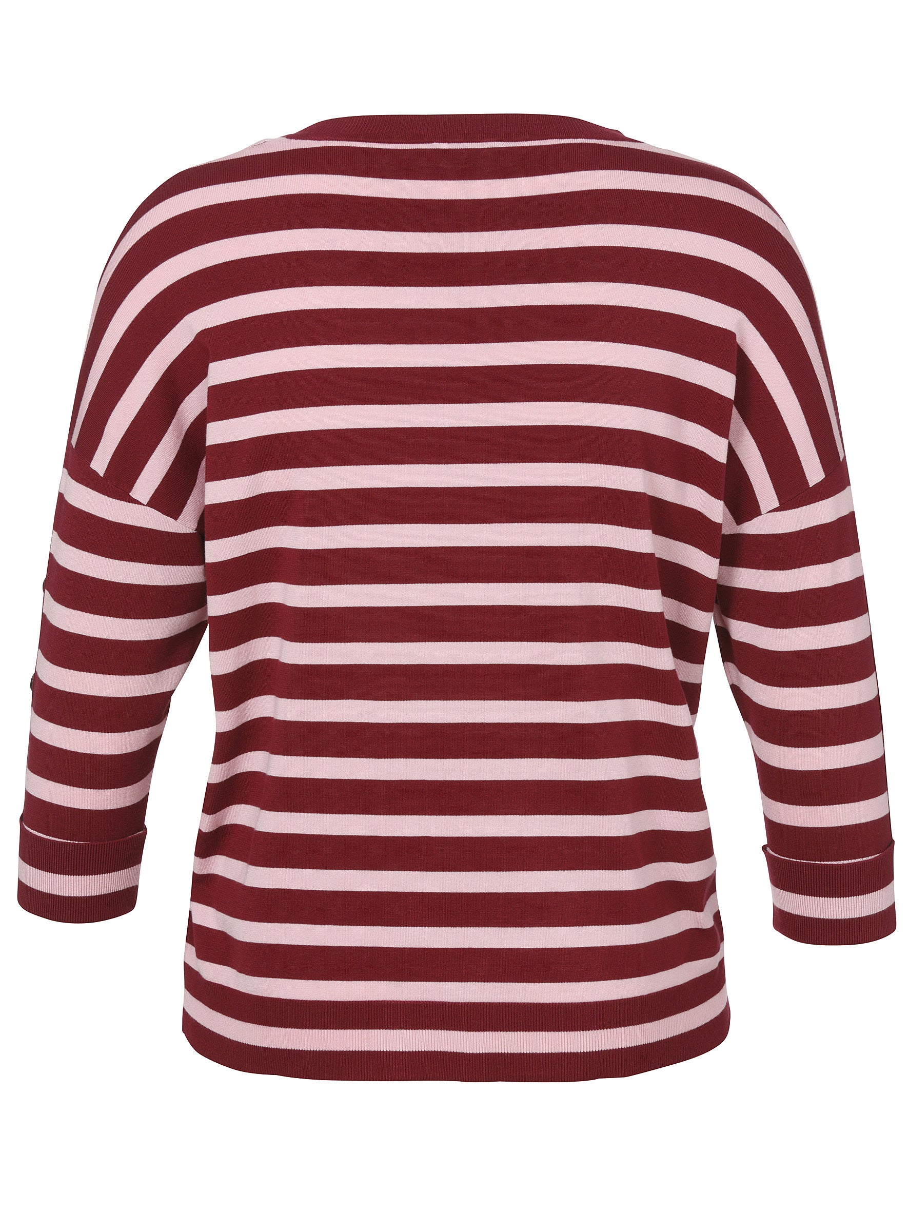 Pullover aus Viskose - 610670-beere / rosa - Rot | Mehrfarbig