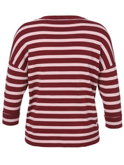 Pullover aus Viskose - 610670-beere / rosa - Rot | Mehrfarbig
