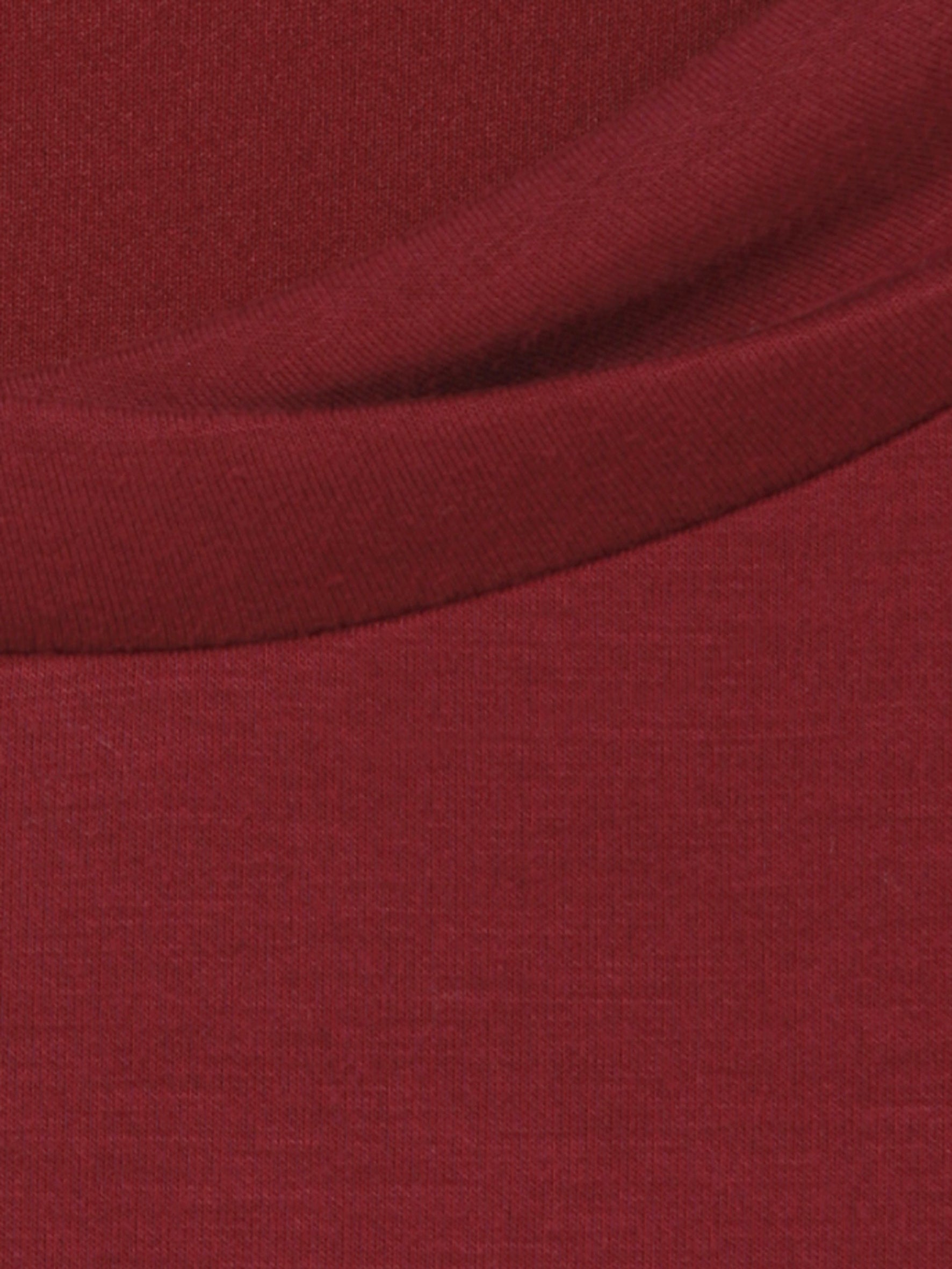 Sweatshirt Stehkragen 3/4 Arm - 610-beere - Rot