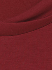 Sweatshirt Stehkragen 3/4 Arm - 610-beere - Rot