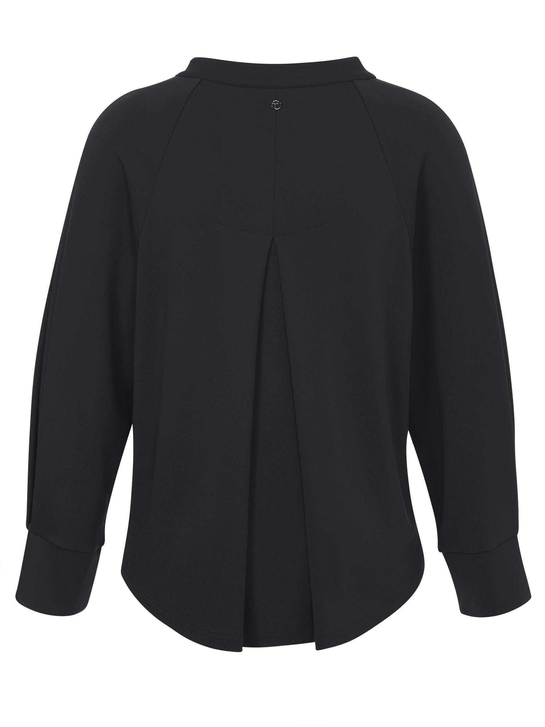 Sweatshirt aus Viskosemix - 104-black - Schwarz