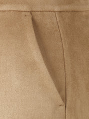 Schlupfhose Wide Leg - 754-camel - Braun