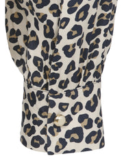 Bluse aus Viskose - 757-camel multicolor - Braun