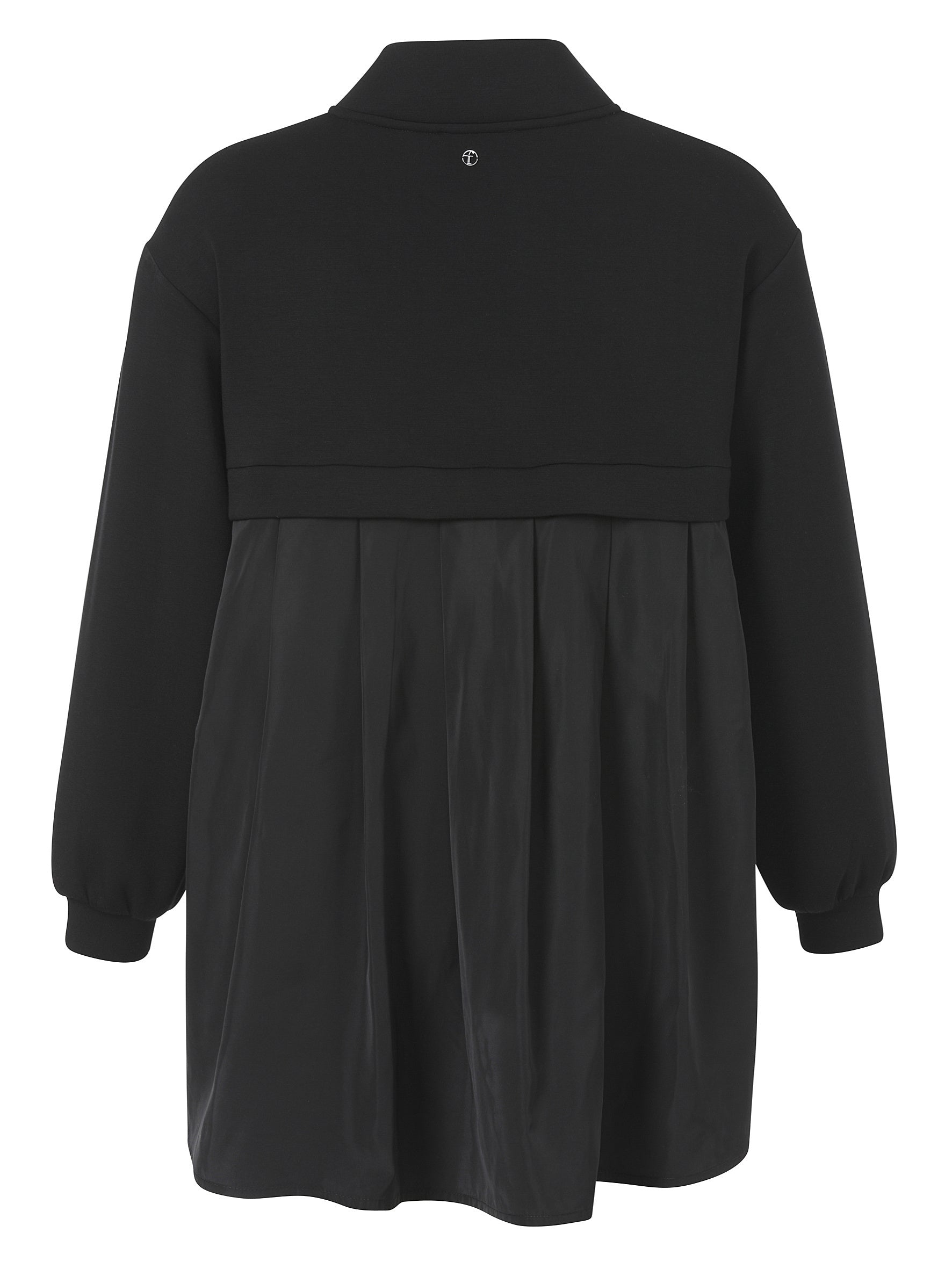 Sweatshirt mit Stehkragen - 104-black - Schwarz