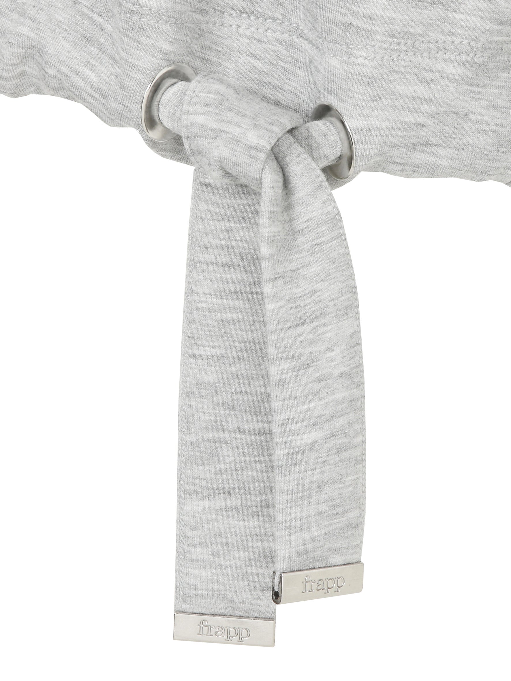 Sweatshirt mit Stehkragen - 165-silver melange - Grau