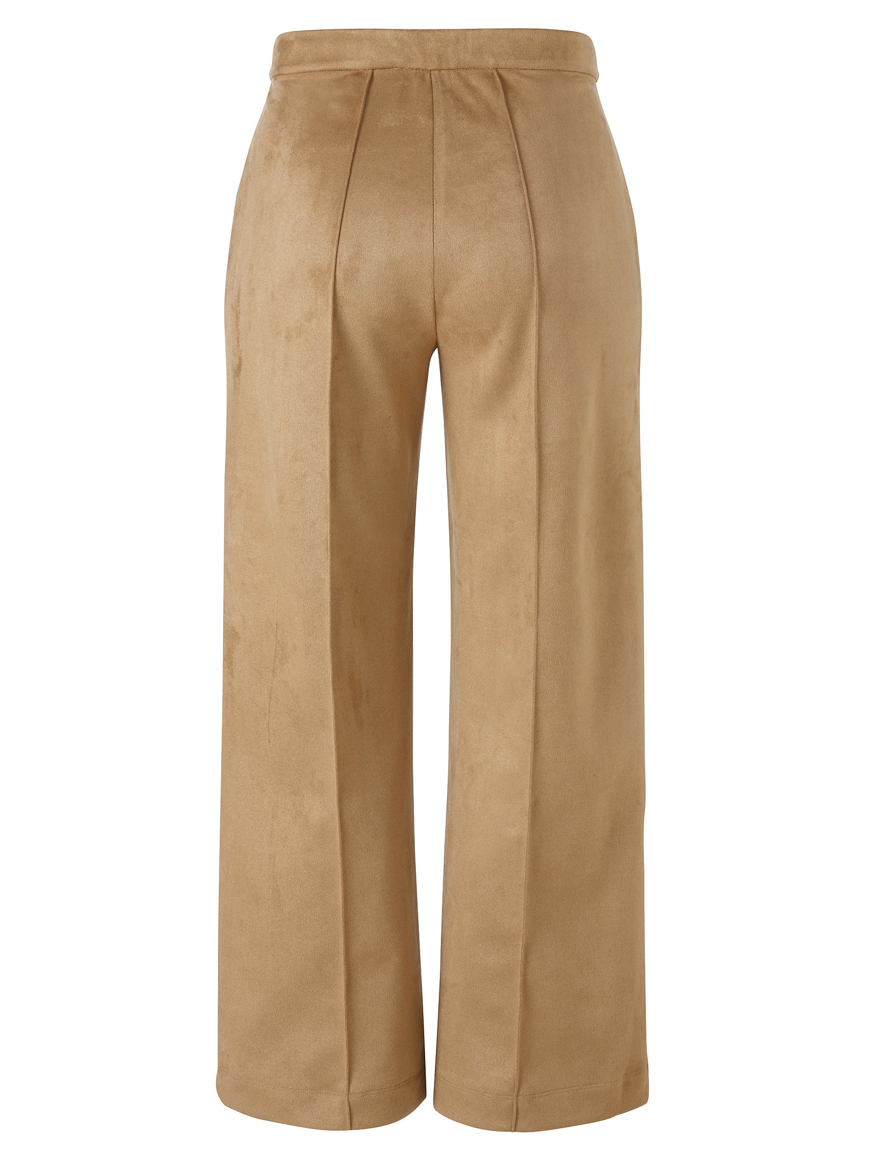 Schlupfhose Wide Leg - 754-camel - Braun