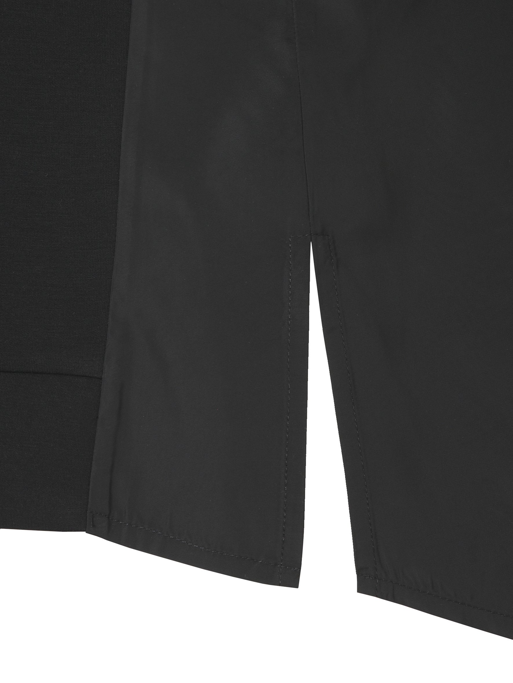 Sweatshirt mit Stehkragen - 104-black - Schwarz