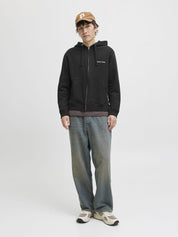 Sweatjacke - Black - Schwarz