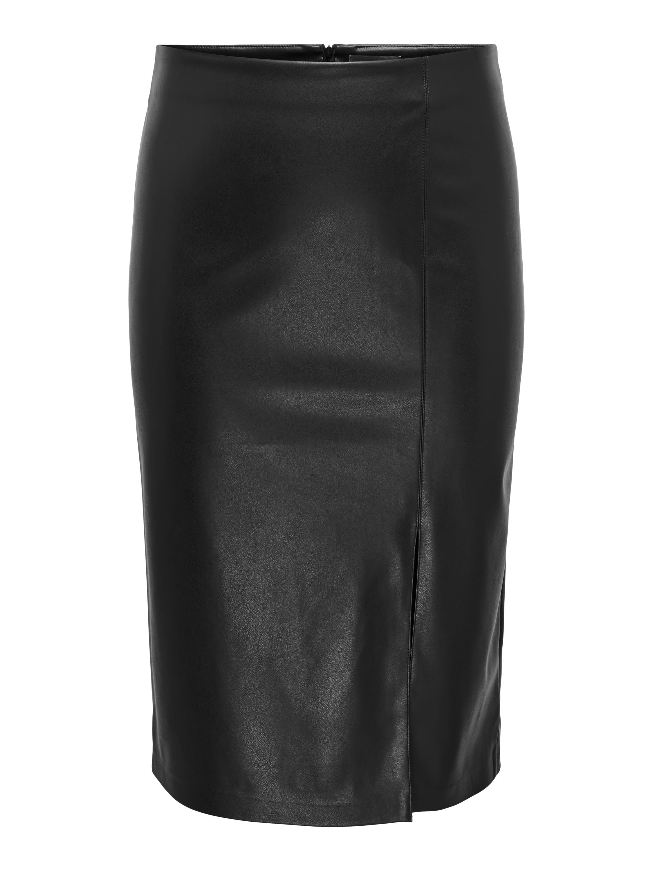 Bleistiftrock Midi - Black - Schwarz