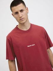 T-Shirt aus Baumwolle - Tibetan Red - Rot