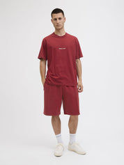 T-Shirt aus Baumwolle - Tibetan Red - Rot