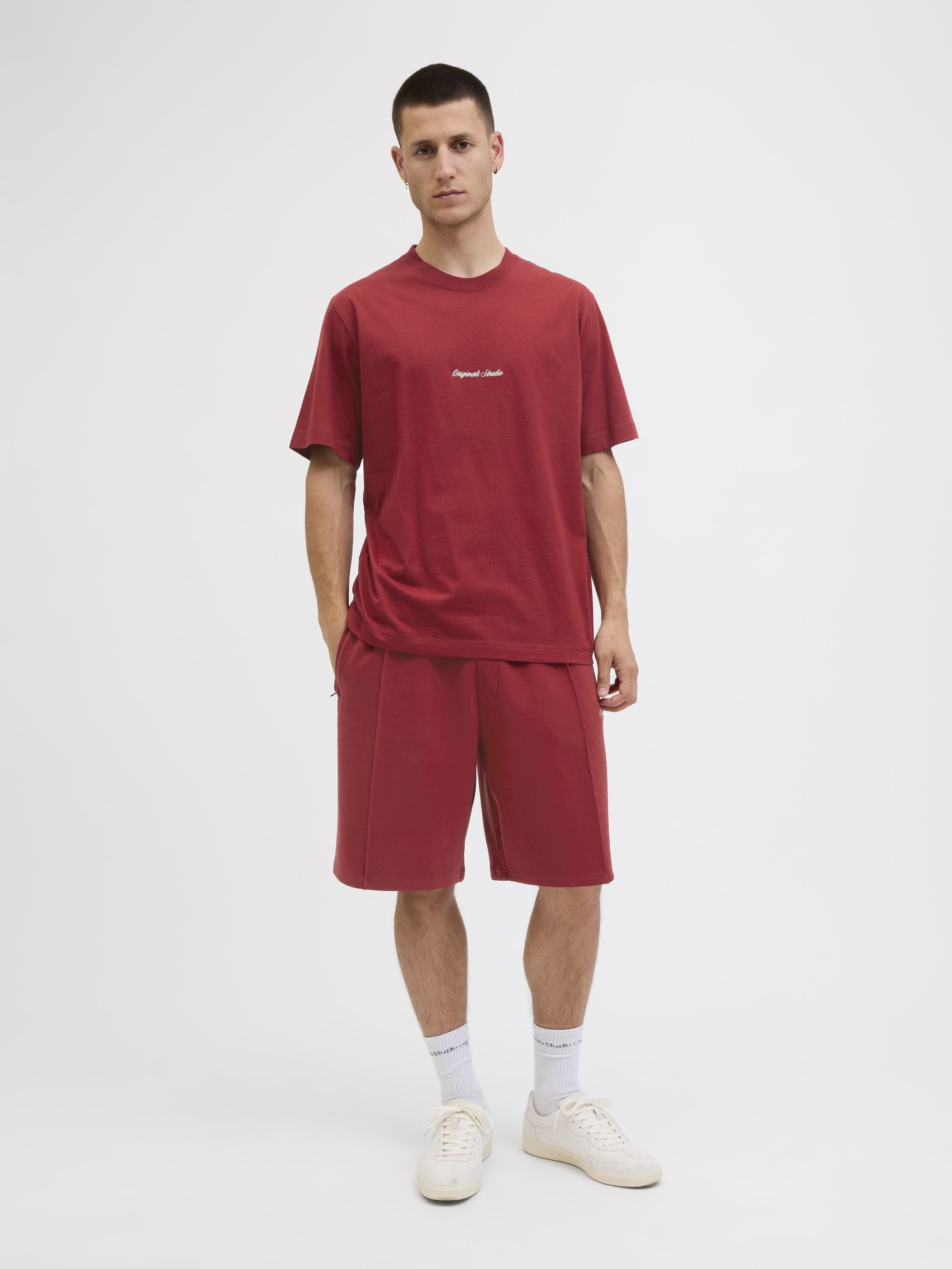 T-Shirt aus Baumwolle - Tibetan Red - Rot