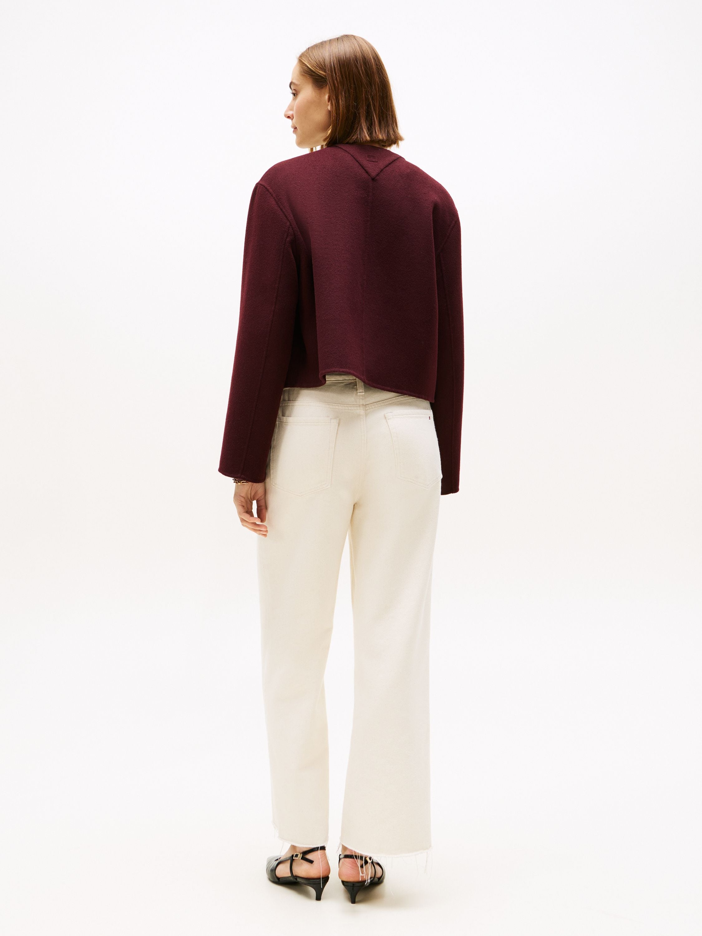 Jacke aus Wolle - XIH-RED - Rot