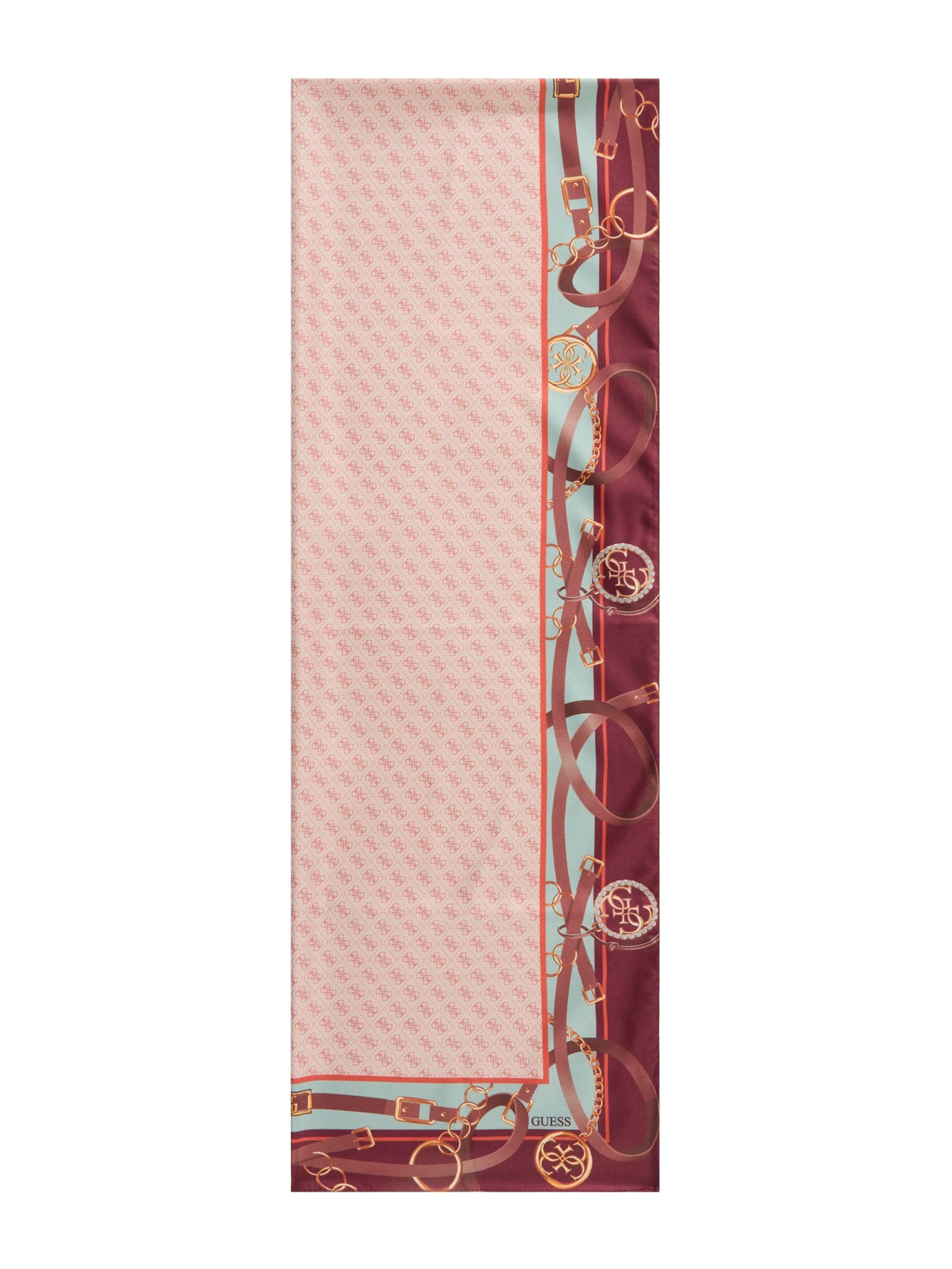 Tuch mit Print - BUR - Rot