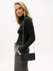 Schultertasche ICON FLAP - BDS-BLACK - Schwarz