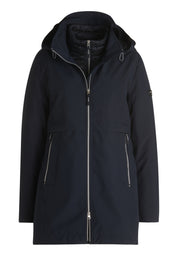 Funktionsjacke 4in1 mit abnehmbarer Kapuze - 8538-Deep Navy - Blau