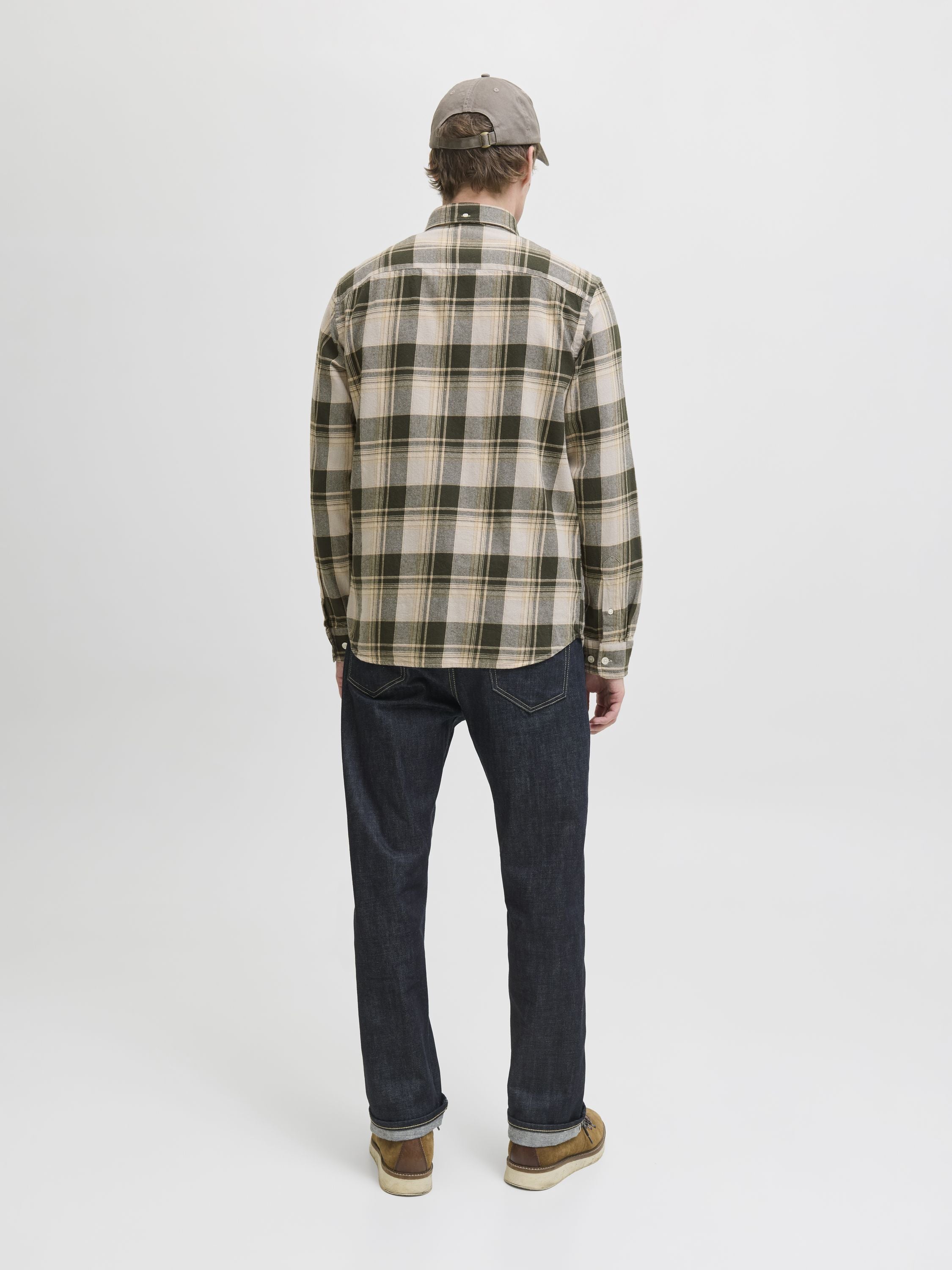 Hemd Regular Fit - Peat - Grau